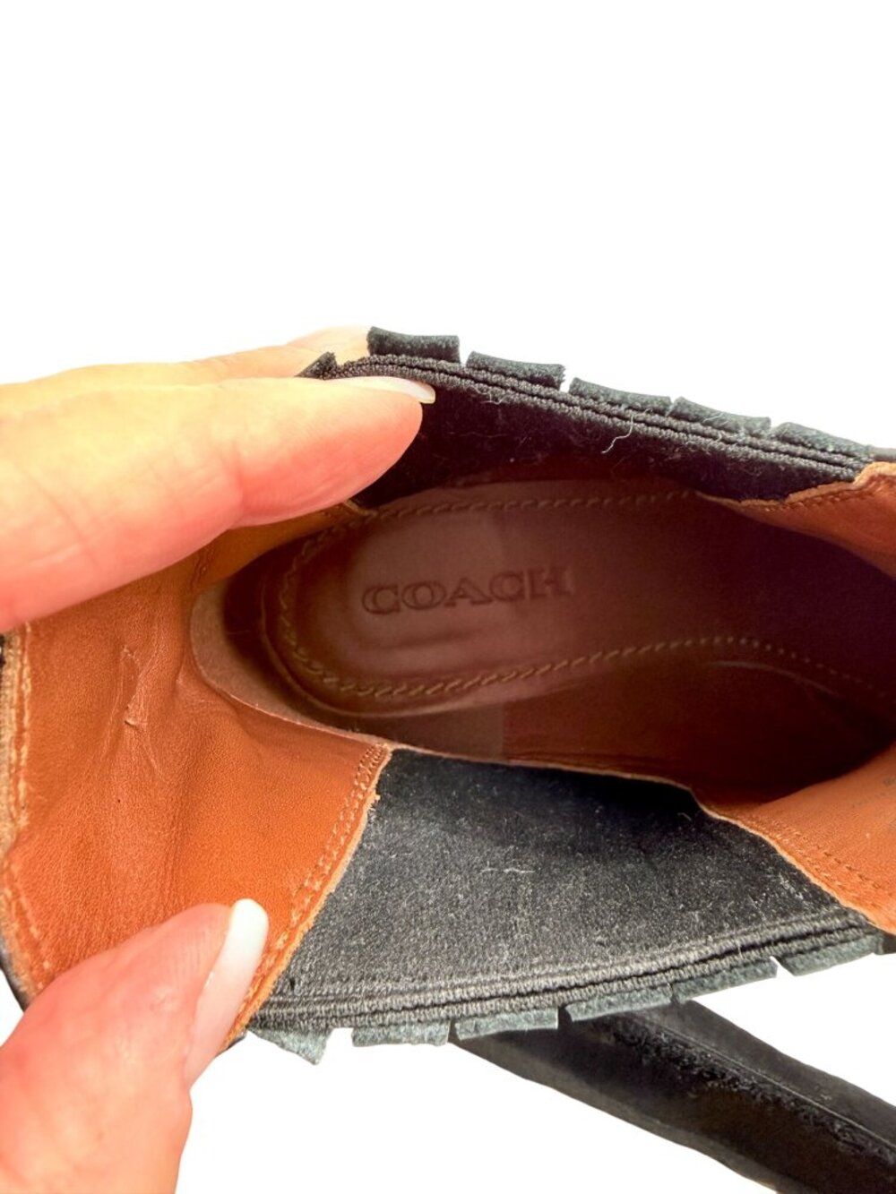 Coach Bowery Chelsea Booties Black - Size 9 - Picture 10 of 10